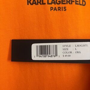 Karl Lagerfeld Vibrant Orange Tee